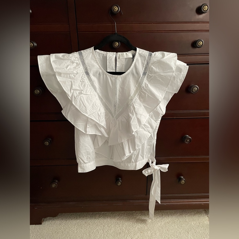 7 for All Mankind - ruffle top